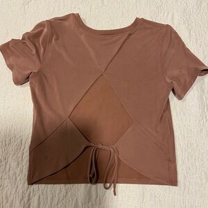 lululemon tie back top